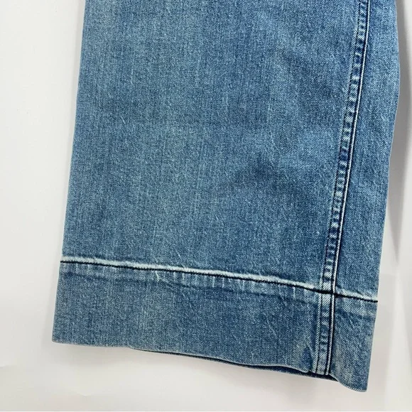 Apiece Apart 12 Jeans Wide Leg Denim Merida 0196 cropped ankle women blue - Picture 6 of 10